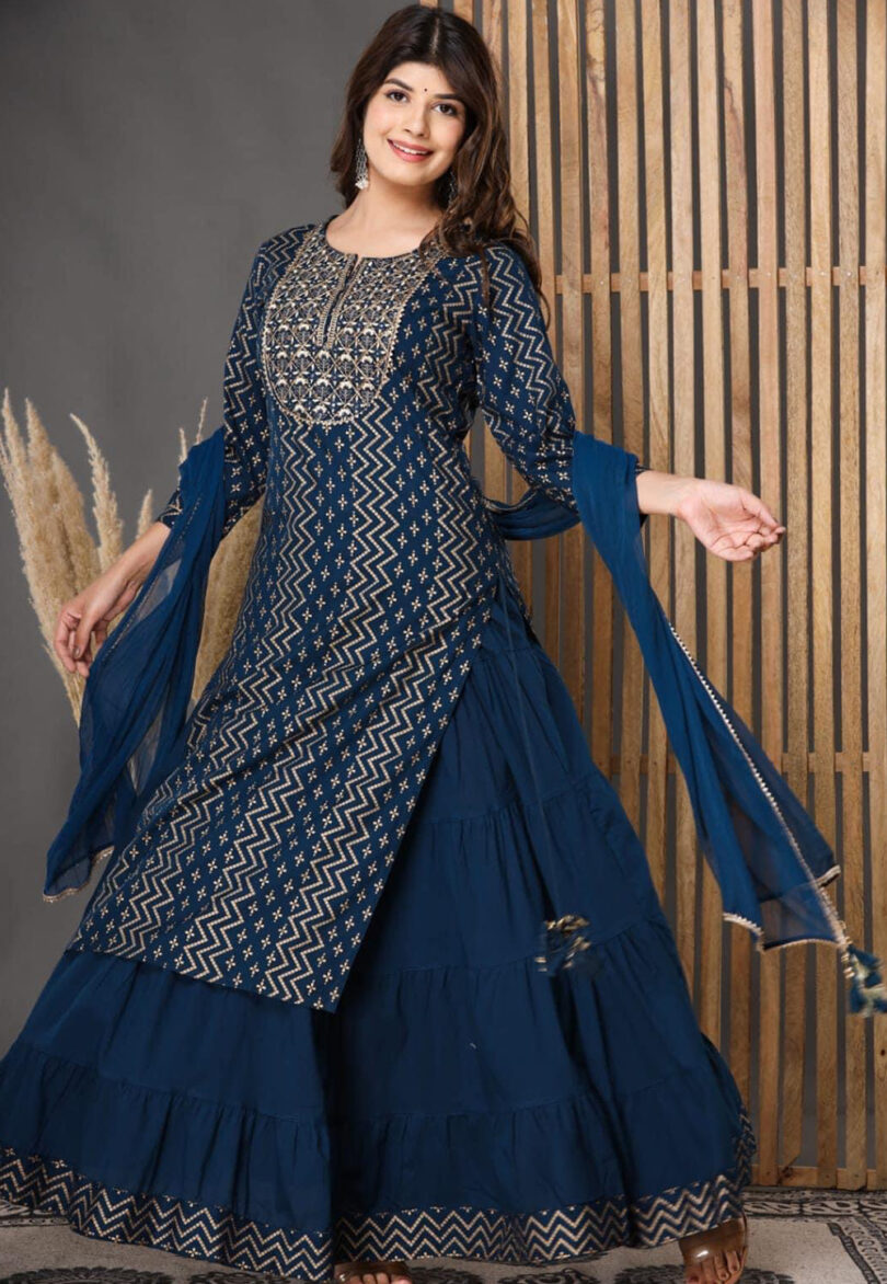 Blue Salwar