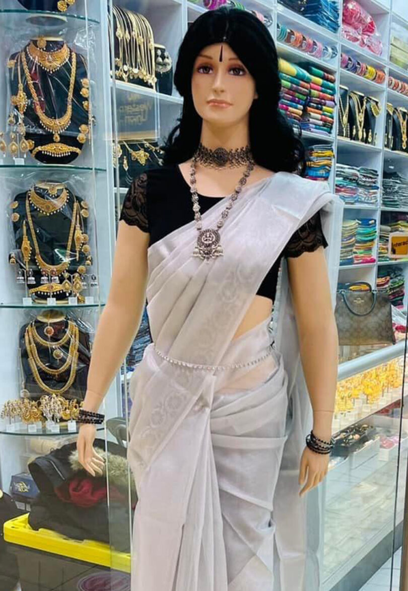 White Cotton Saree