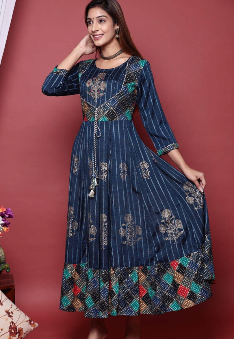 Blue Party Wear Salwar