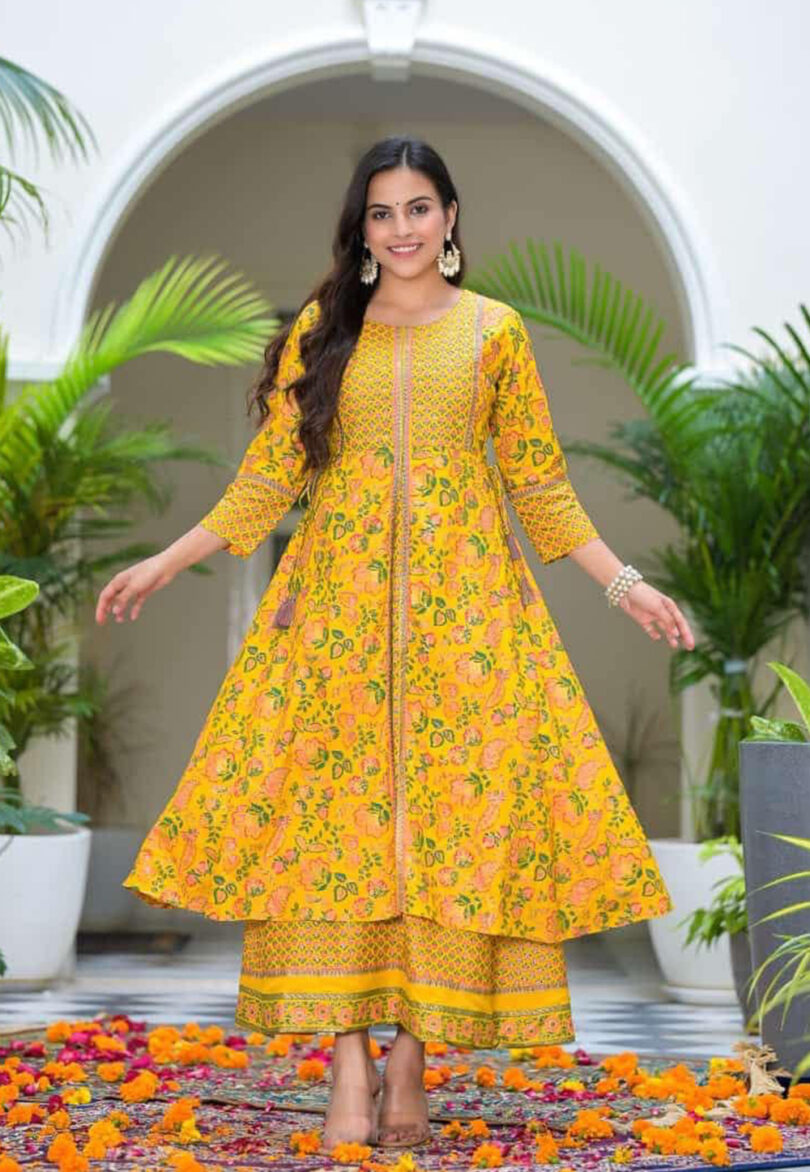 Yellow Umbrella Salwar