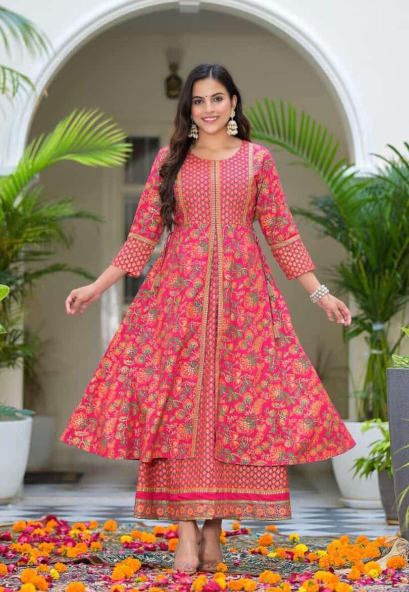 Pink Umbrella Salwar