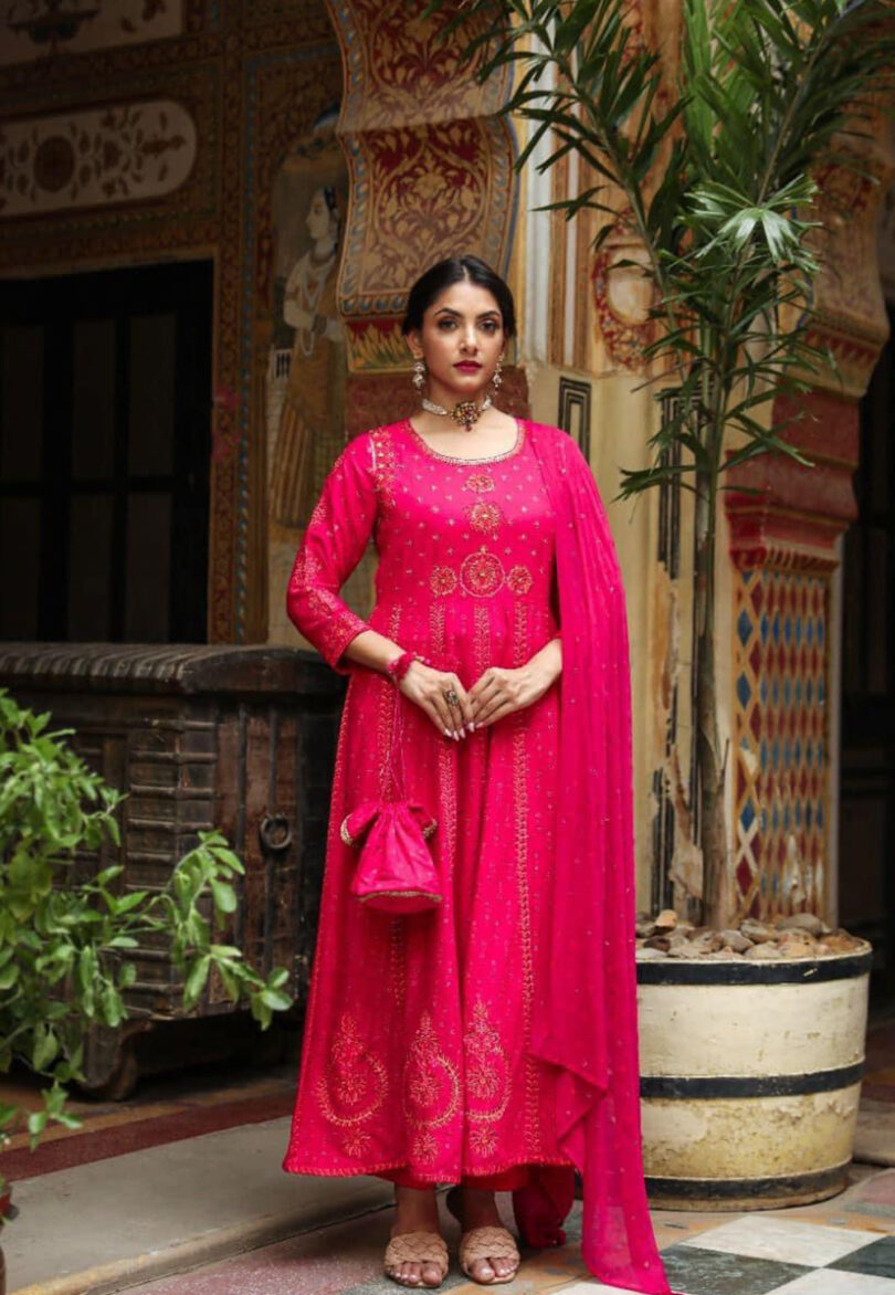 Pink Salwar